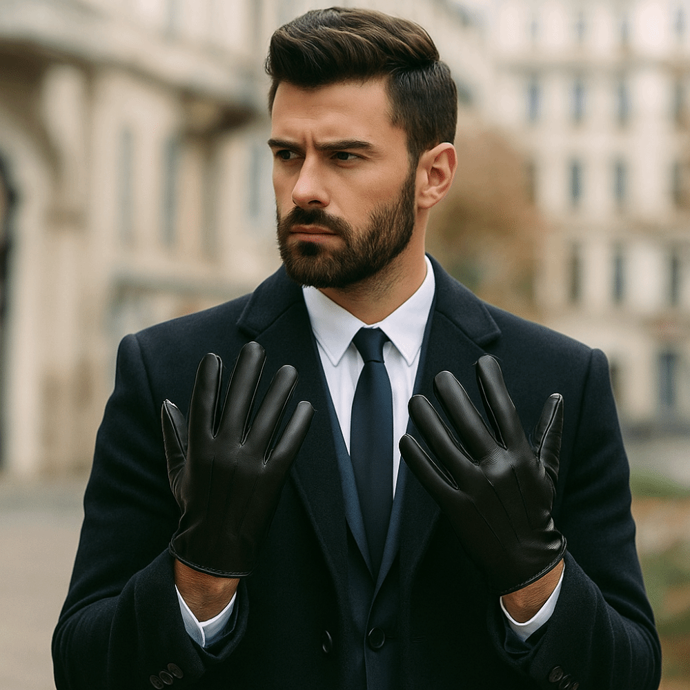 Fashion Black Driving Gloves P - đánh giá và giá Leather Driving Glove