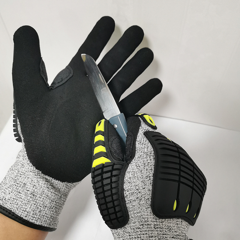 Anti Vibration Gloves SBR Padd - đánh giá và giá Work Glove Impact