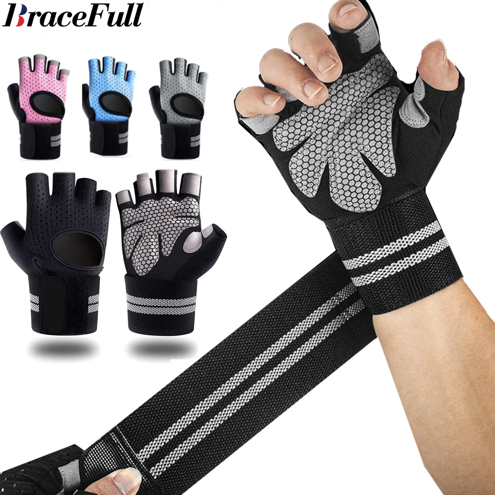 1Pair Half Finger Gym Fitness  - đánh giá và giá Workout Glove Gym